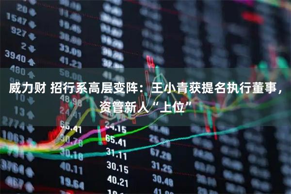 威力财 招行系高层变阵：王小青获提名执行董事，资管新人“上位”