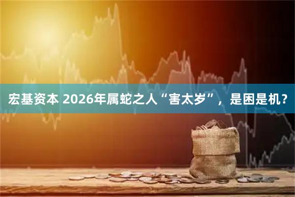 宏基资本 2026年属蛇之人“害太岁”,是困是机?