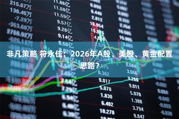 非凡策略 符永佳:2026年A股、美股、黄金配置思路?